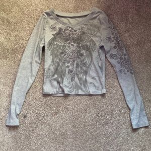 y2k long sleeve top